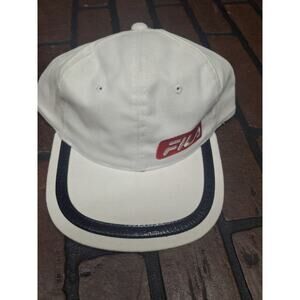 Vintage Fila White Snapback Hat Cap